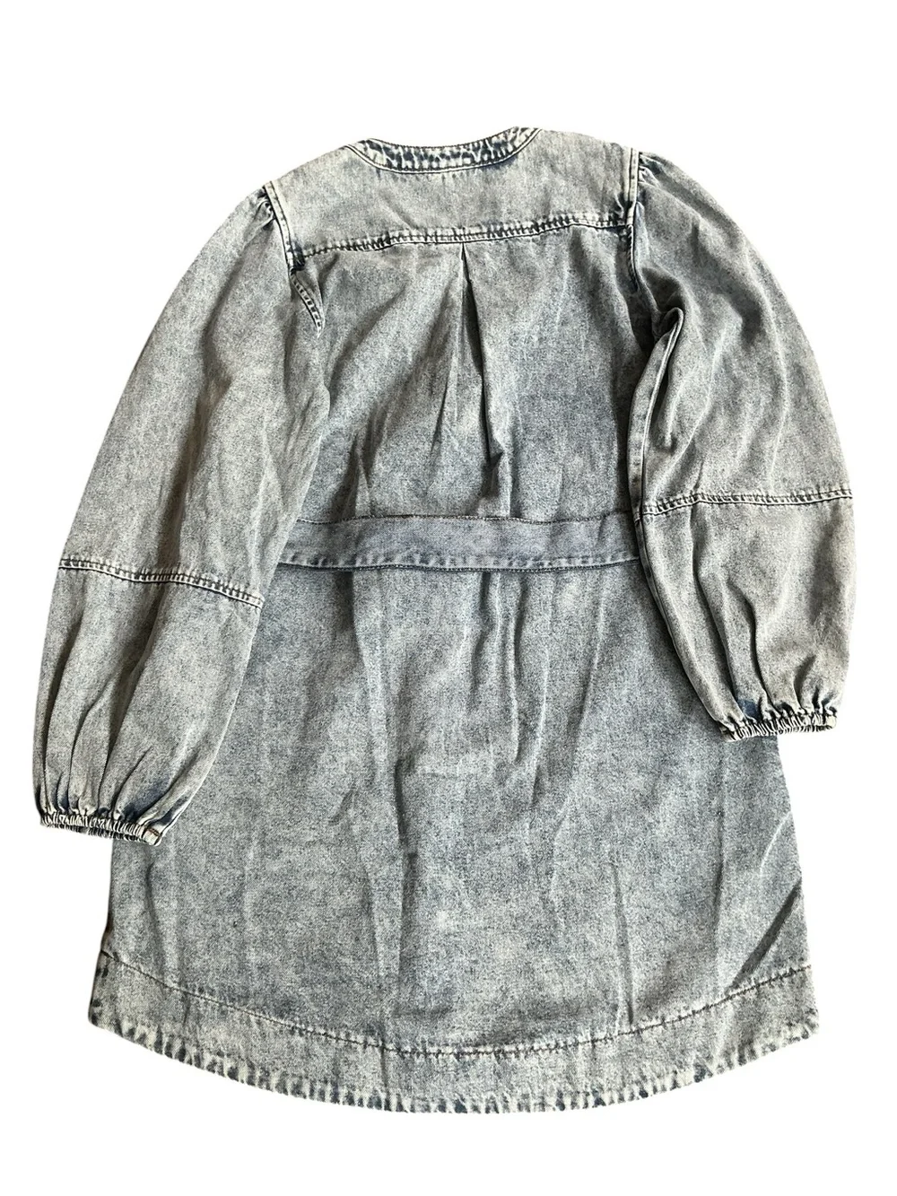 BALTIC BORN STONE WASHED TORA MINI DRESS SZ M LONG SLEEVE BRAND NEW WITH TAGS - Picture 5 of 13